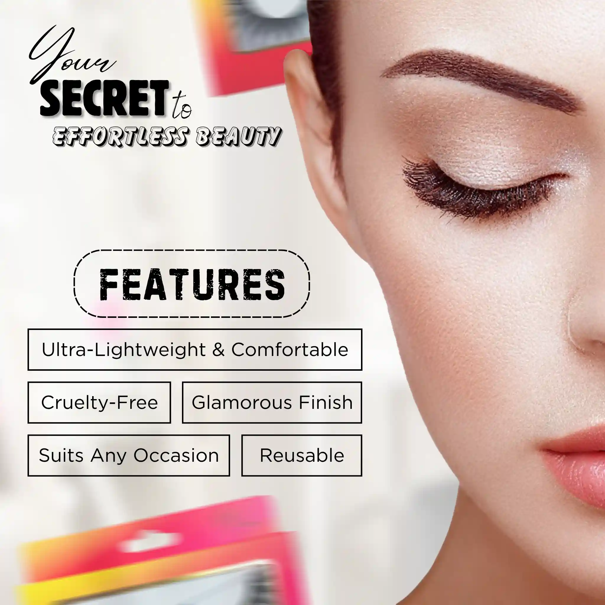 Faux Mink False Eyelashes - Image 3