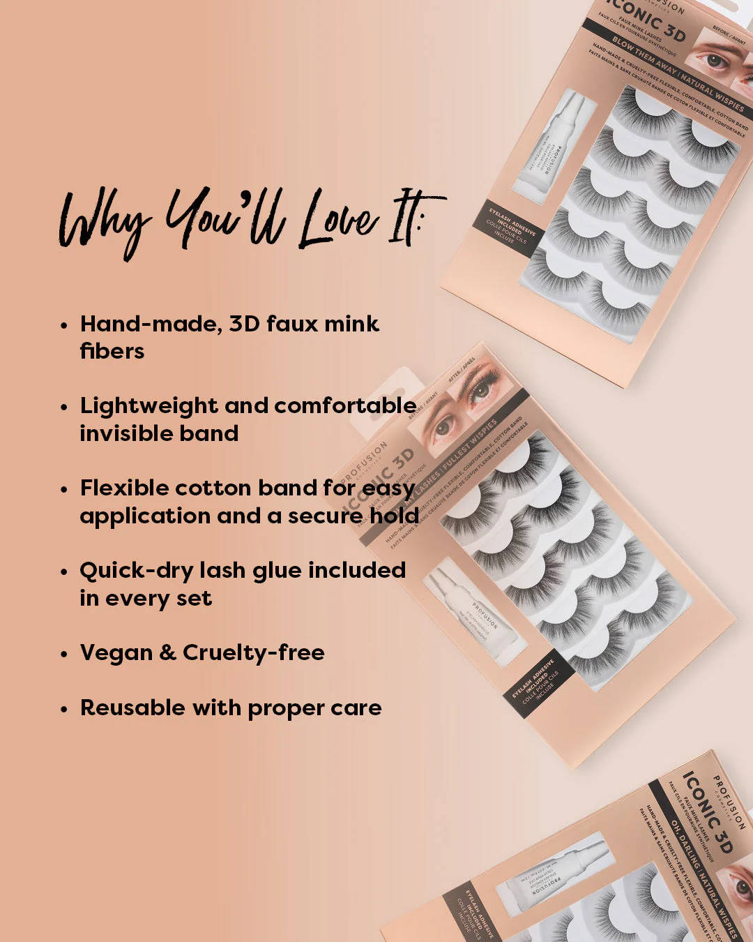 Iconic 3D Faux Mink Lashes - Image 4