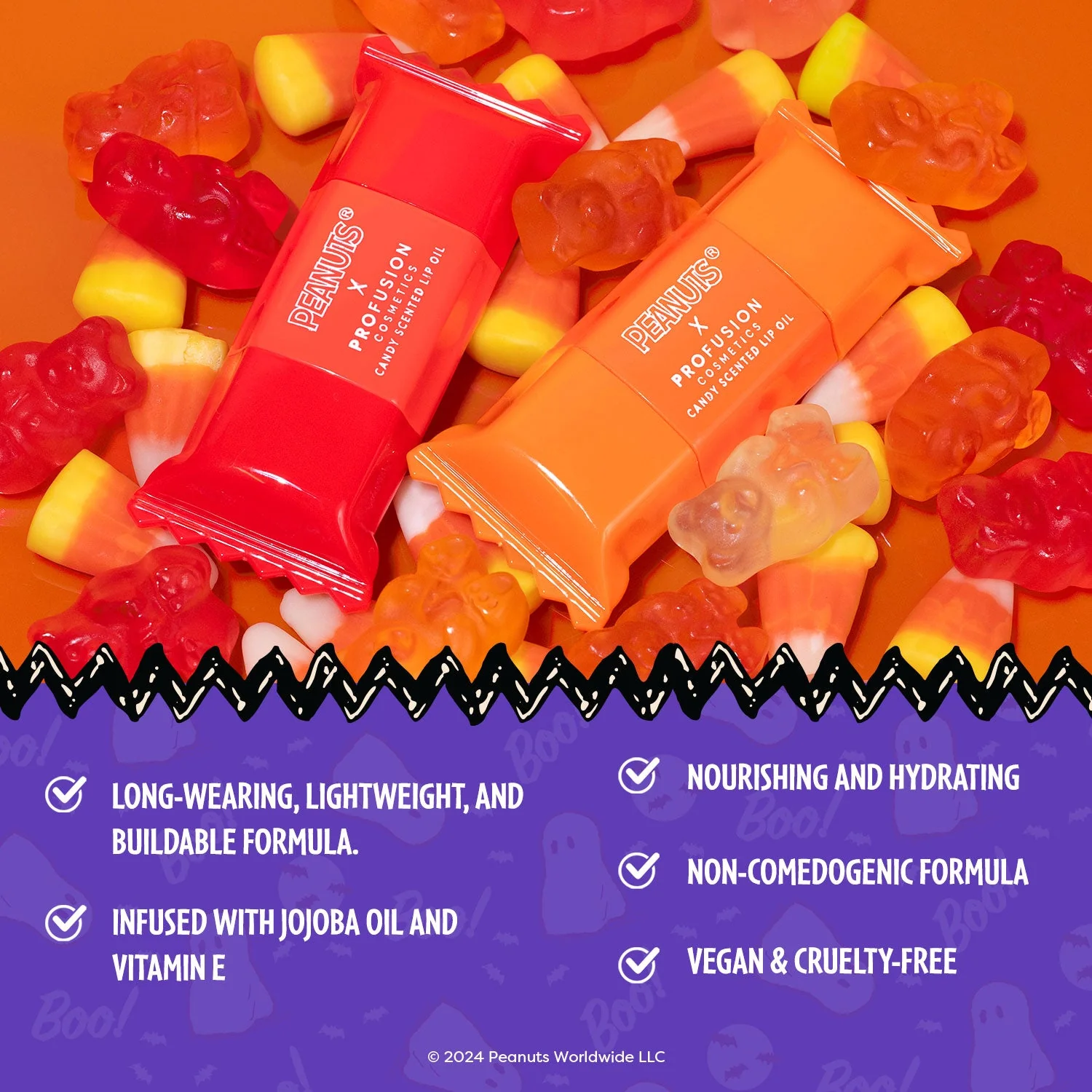 Peanuts Halloween | Candy Crush Lip Oil Set - Image 5