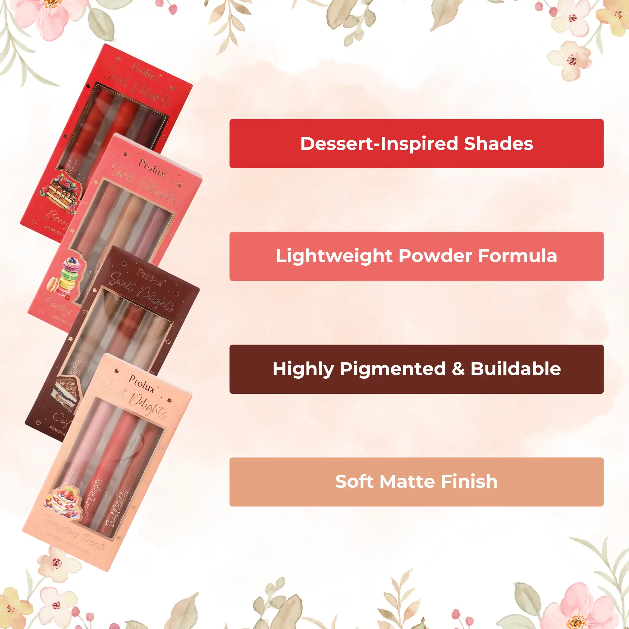 Sweet Delights - Powder Lipstick Trio - Image 31